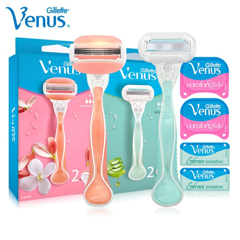 Gillette Venus Women Razor 5 Layers Blades with Lubricating Soap Sensitive  Safe Shaving Hair Removal for Lady Body Hair Cutting | Shopee Malaysia
