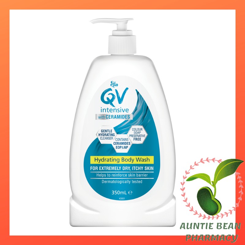 Qv Intensive With Ceramides Hydrating Body Wash 350ml Shopee Malaysia