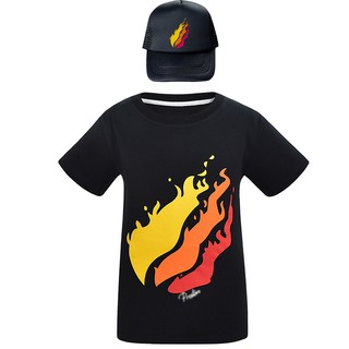 Prestonplayz Youtube Kids Boys Gamer Preston Playz Style T Shirts For Girls Children Fire Logo Print Roblox Tops Shopee Malaysia - firenation is a group on roblox owned by prestonplayz with