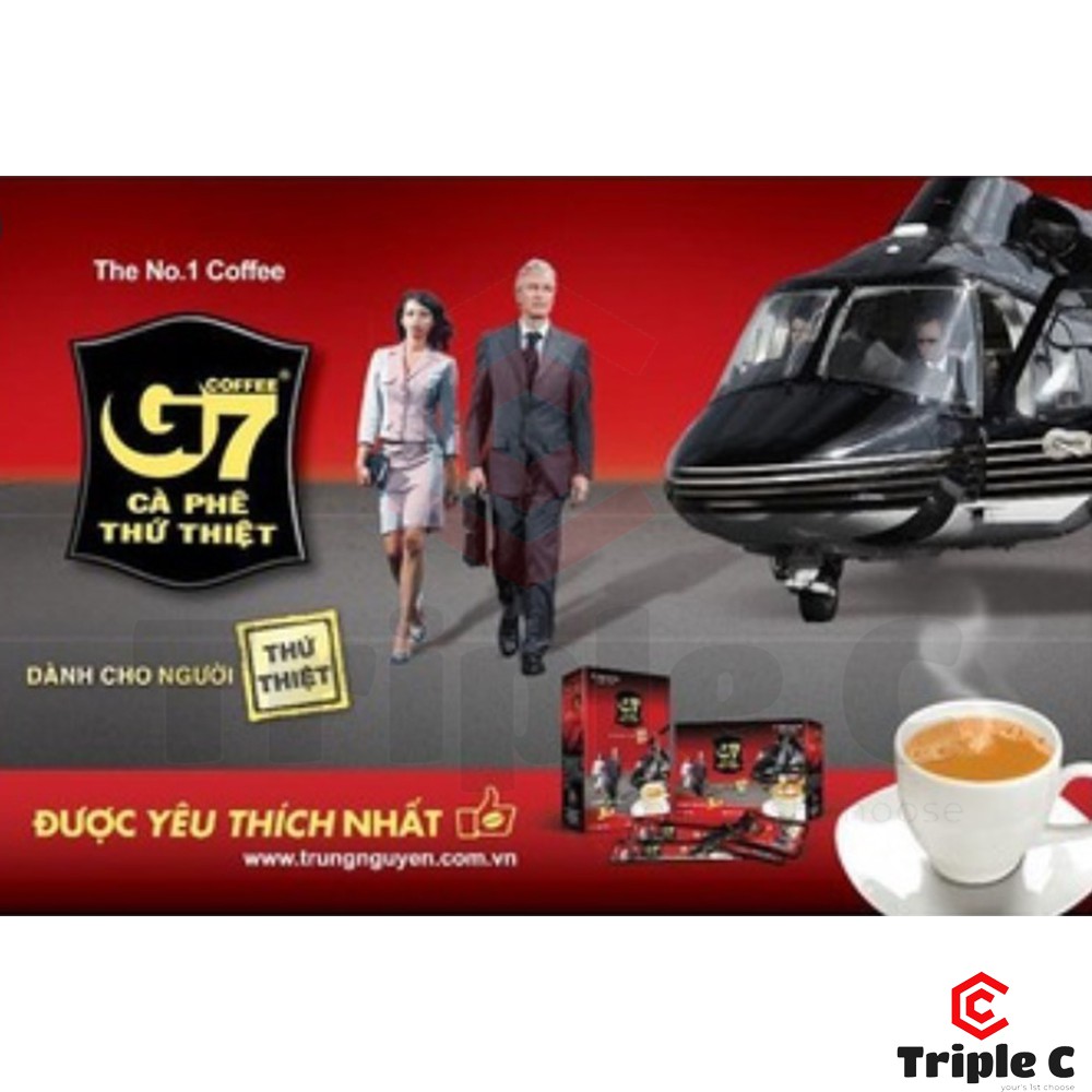 [Triple C] G7 3-dalam-1 Kopi Segera Vietnam (21 Sachet) Vietnamese Instant Coffee (HALAL)