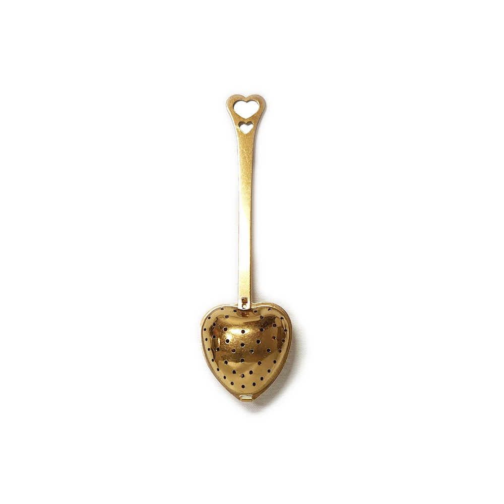 Gold Heart Tea Infuser - Tea Complements