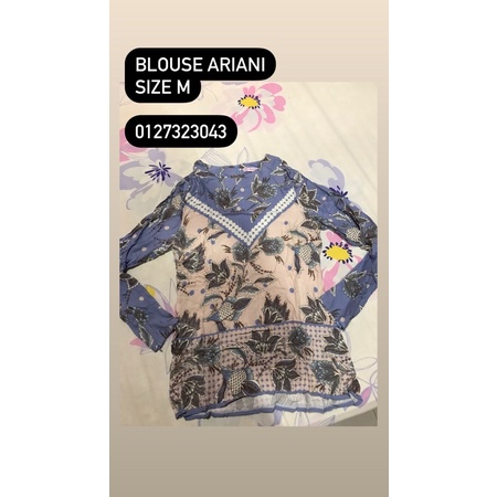 blouse ariani preloved like new