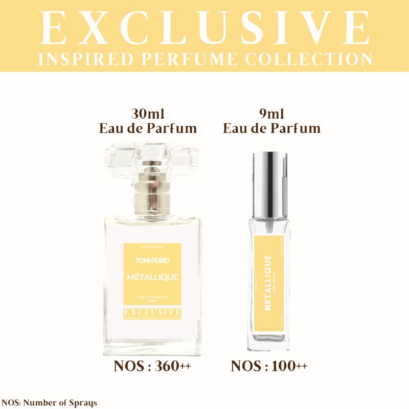 ?NEW & MUST HAVE?Exclusive Inspired Perfume By TOM FORD METALLIQUE  Fragrance for her and him | Shopee Malaysia