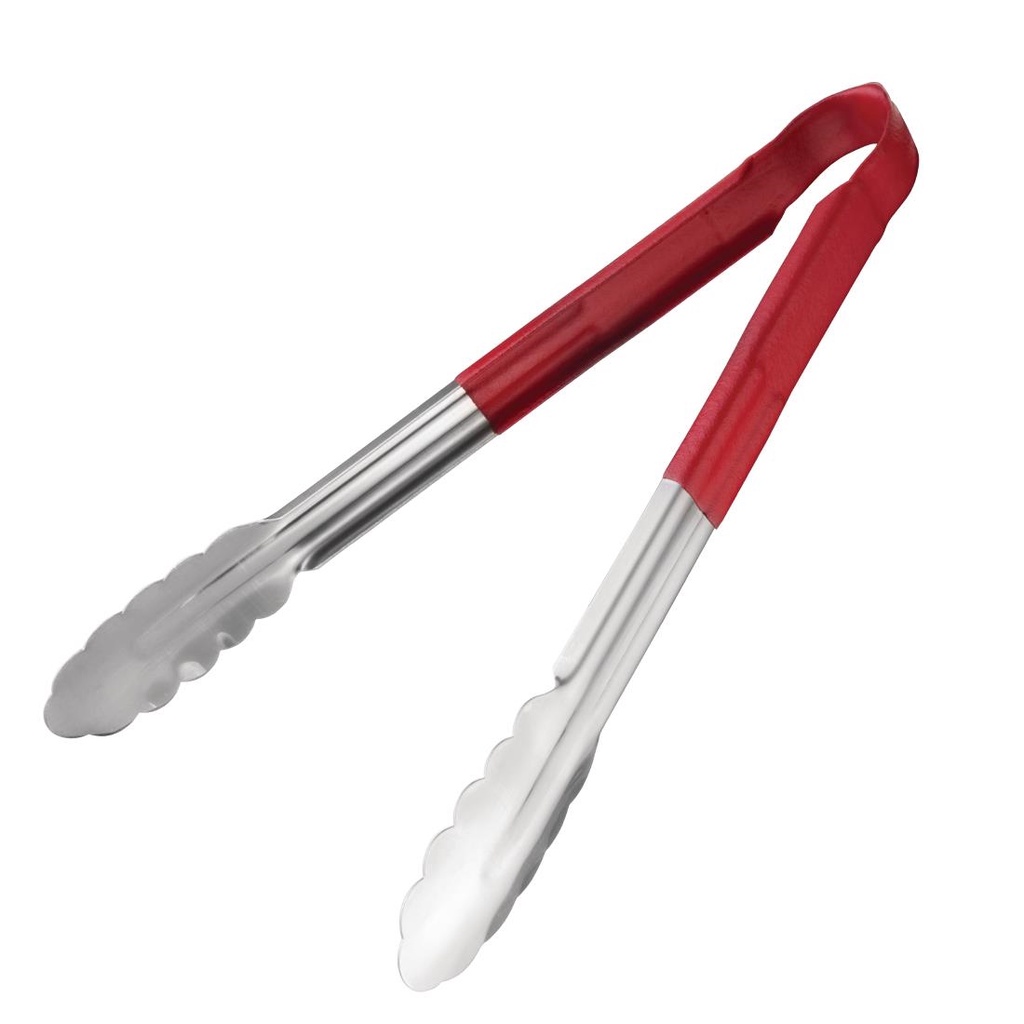 9"/12"/14"/16" Coded Red Serving Tongs/Food Tongs/Cooking Tongs