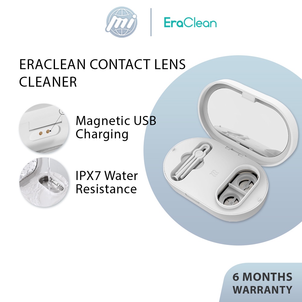 EraClean Contact Lenses Cleaner Ultrasonic Cleaning Machine 56000 Times