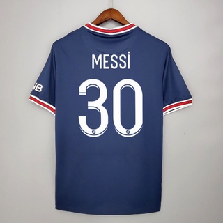 2021/22 Lionel Messi #30 PSG Fourth Jersey Official Nameset