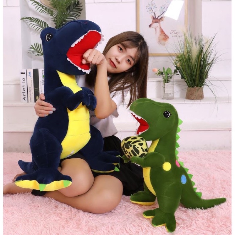 Patung Dinosaur Pillow Dinosaur Tyrannosaurus Rex Dinosaur Super Soft ...