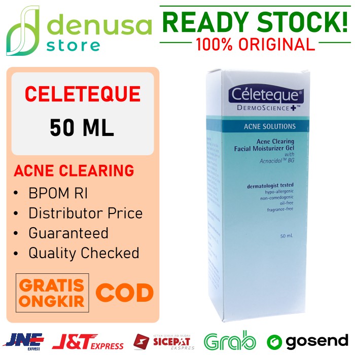 acne clearing facial moisturizer gel