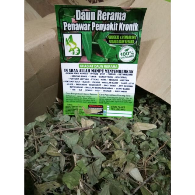 Buy Daun Rerama Borong 500g Seetracker Malaysia