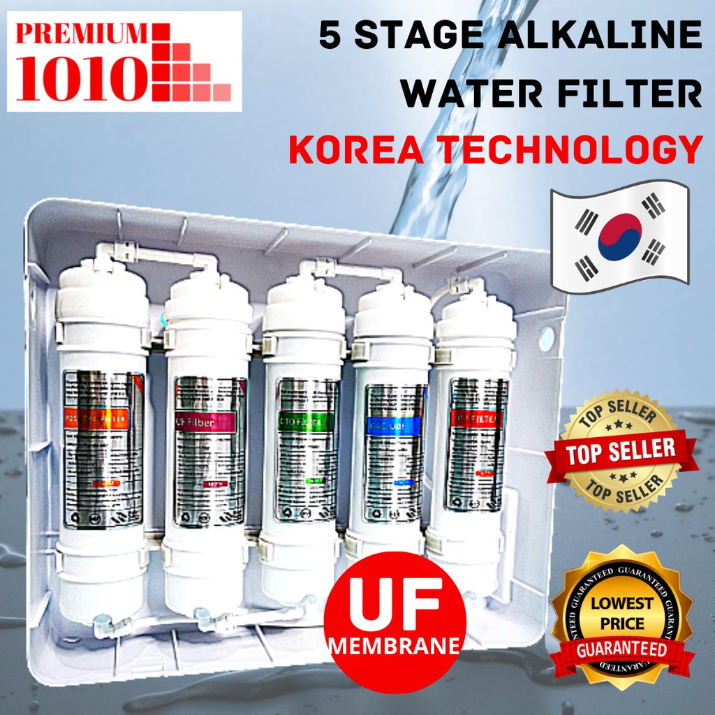 Alkaline Water Filter System Dispenser 5 Stage UF Membrane Korea [Ready
