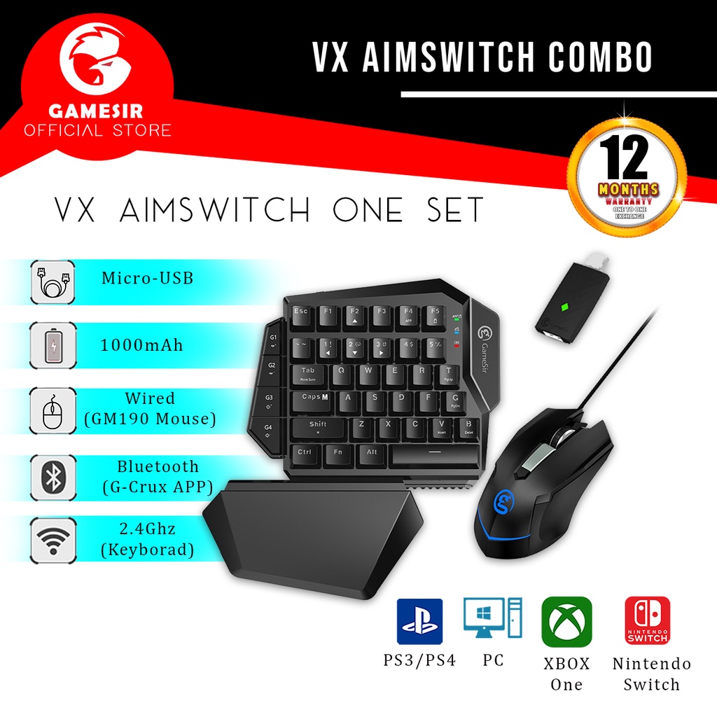 Gamesir Vx Aimswitch Keyboard And Mouse Adapter Is Rm349