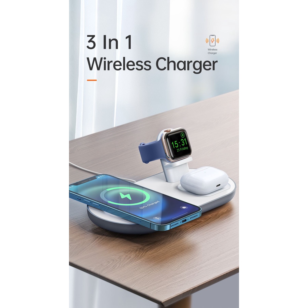 MCDODO CH706 3in1 WIRELESS CHARGER WIRELESS CHARGER DOCK