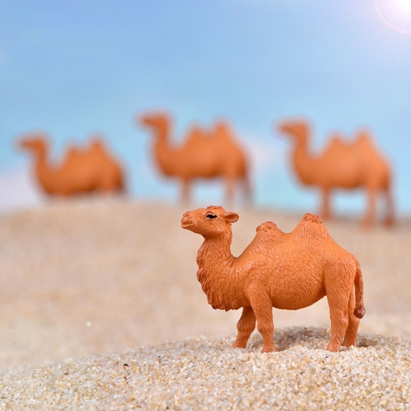 2Pcs/Set Miniature Desert Camel Fairy Garden DIY Decorations