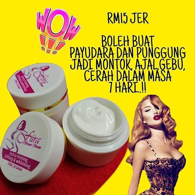Fiira Krim Pembesar Payudara Lulus Kkm Firaa Fira Original Hq Besar Dan Anjalkan Payudara Increase Cup Size Shopee Malaysia