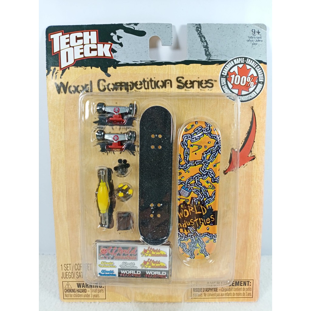 wooden tech deck