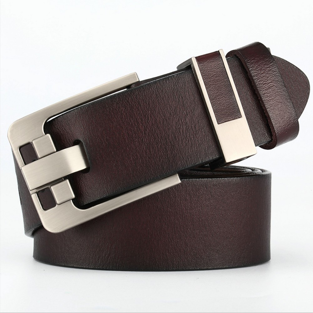 Tali Pinggang Kulit Lelaki Men's Genuine Leather Belts Retro Casual ...