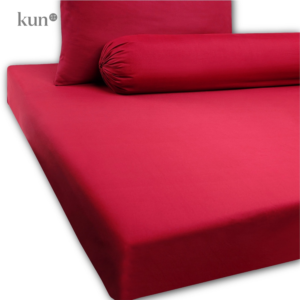 KUN 12 Colors Premium Fitted Bed Sheet / Cadar Tilam Getah Keliling (Single / Super Single / Queen / King) #5