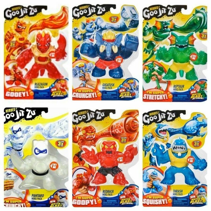 Goo Jit Zu Hero Pack Original Toy   Heroes Of Goojitzu 