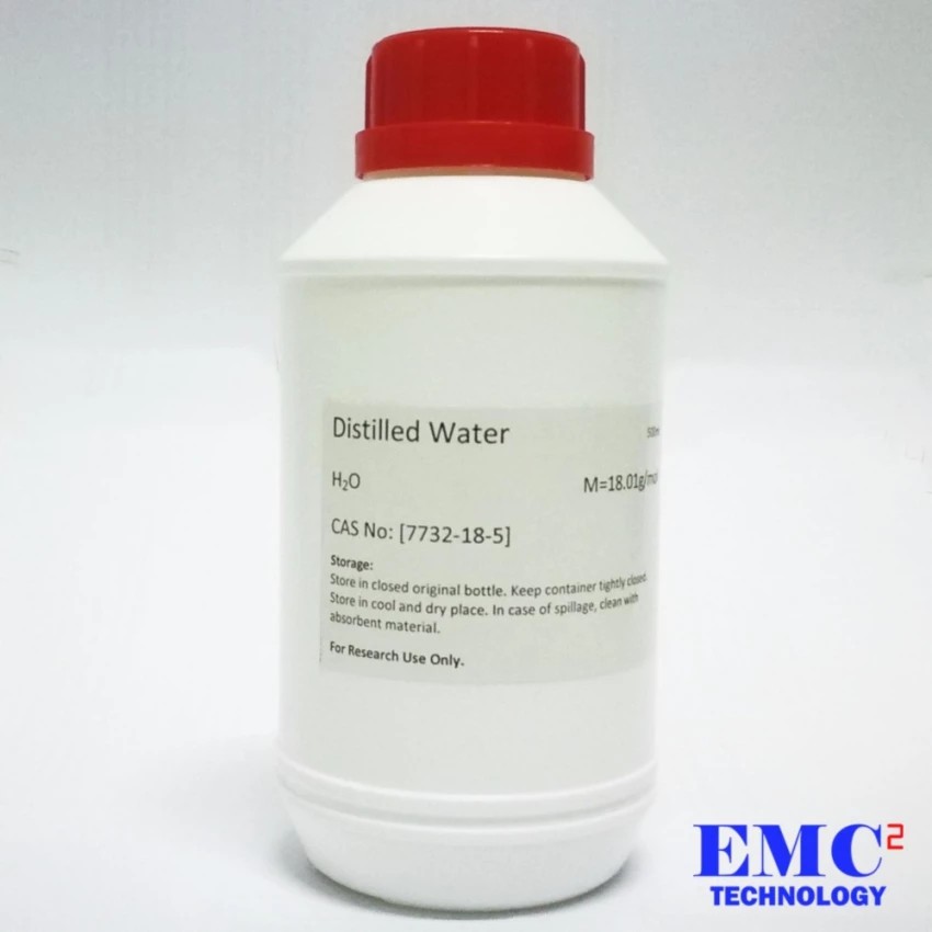 100 Distilled Water 500ml / Lab Grade / Air Suling / Sesuai utk PC