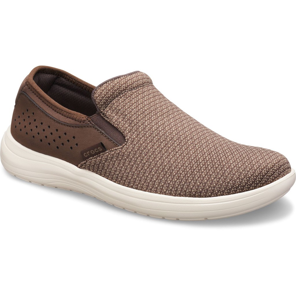 Crocs Reviva Slip On Men Espresso/Stucco Shopee Malaysia