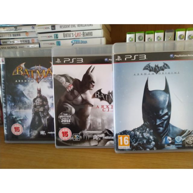 Batman Arkham City, Origins, Asylum PS3 (City GOTY) | Shopee Malaysia