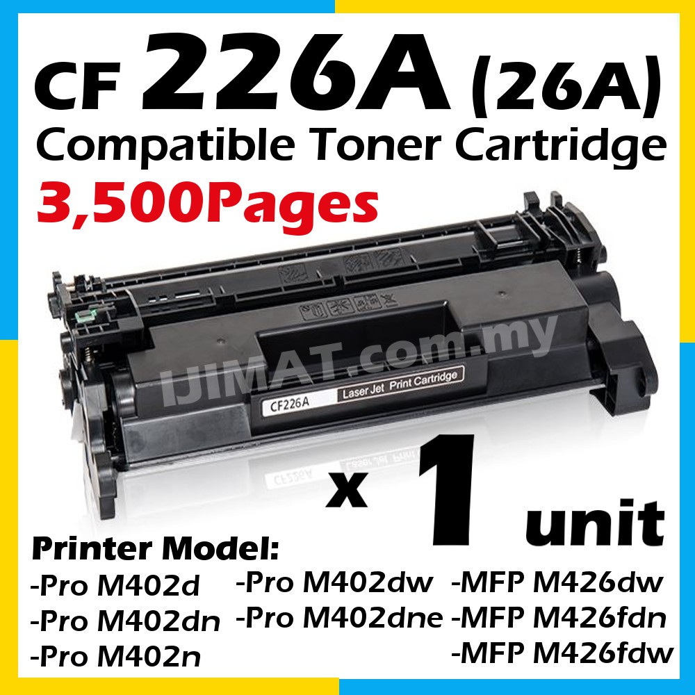 lot 26A CF226A Toner Cartridge for HP LaserJet Pro M402 M402dn M402dw MFP M426 