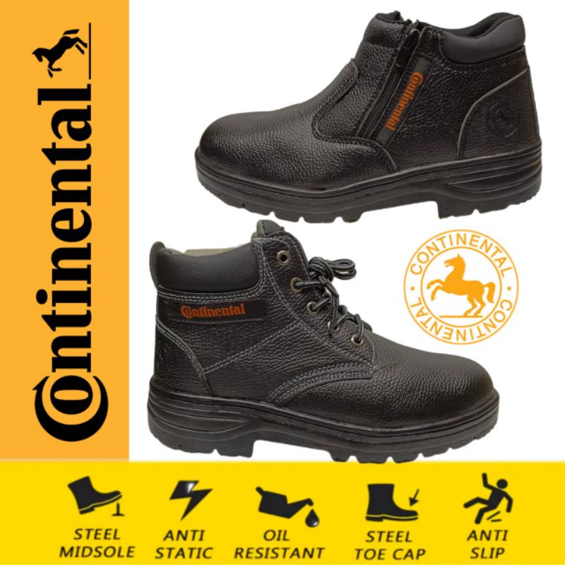 Continental Safety Boots / Quality Steel Toe Cap Safety Shoes / Men ...