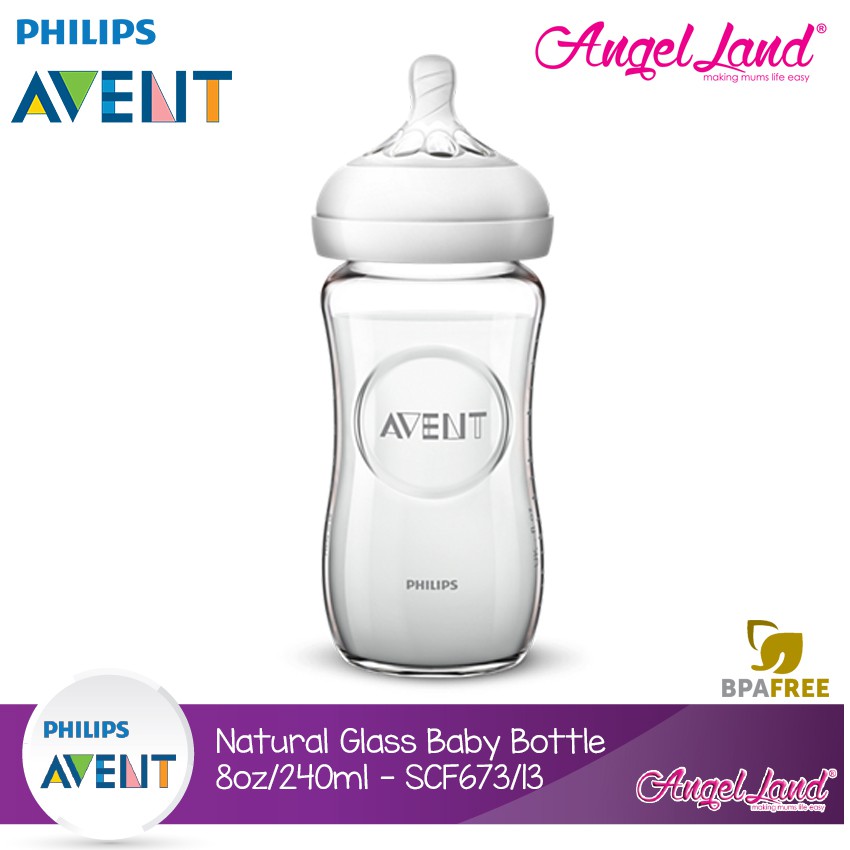 avent glass bottles 240ml