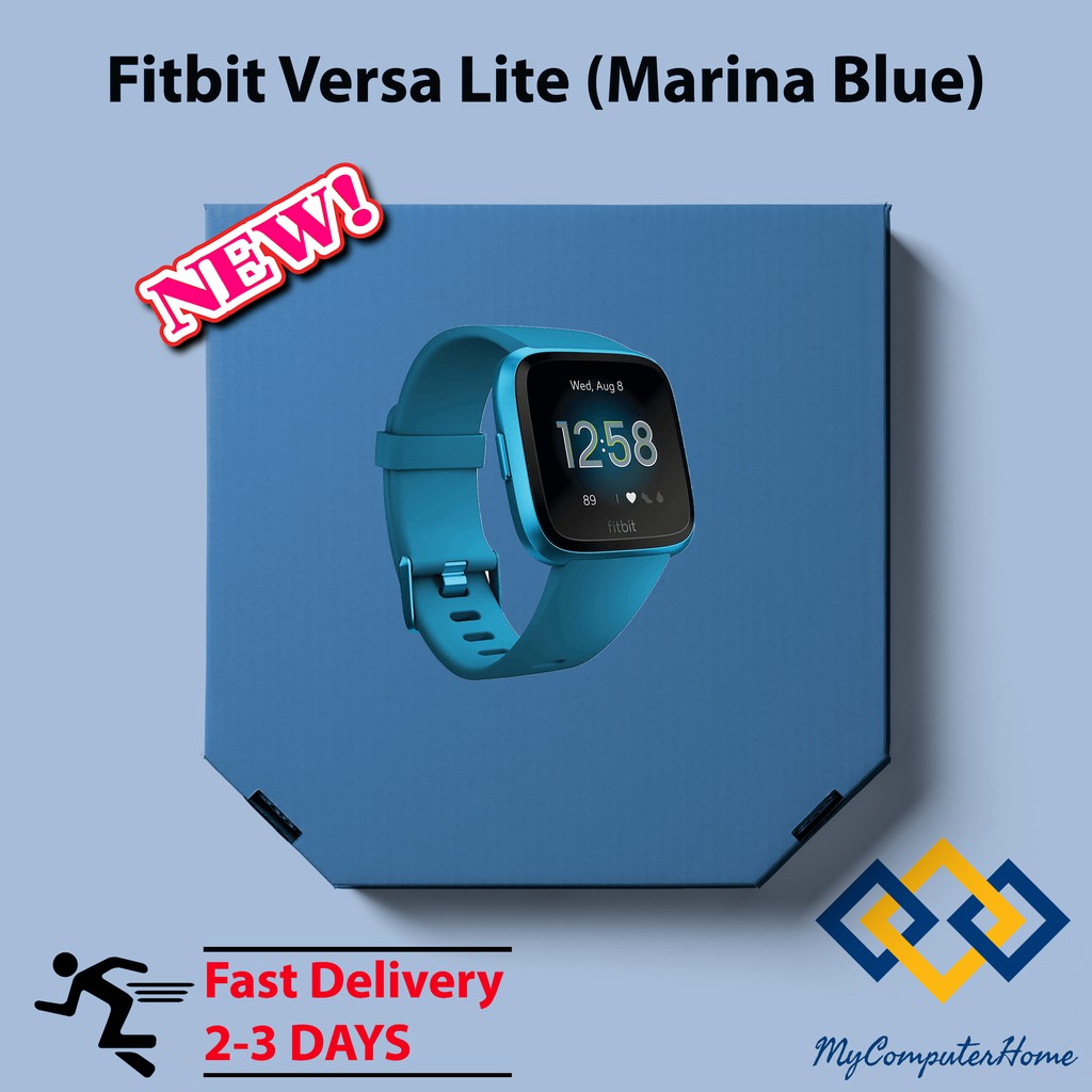 fitbit versa lite marina blue