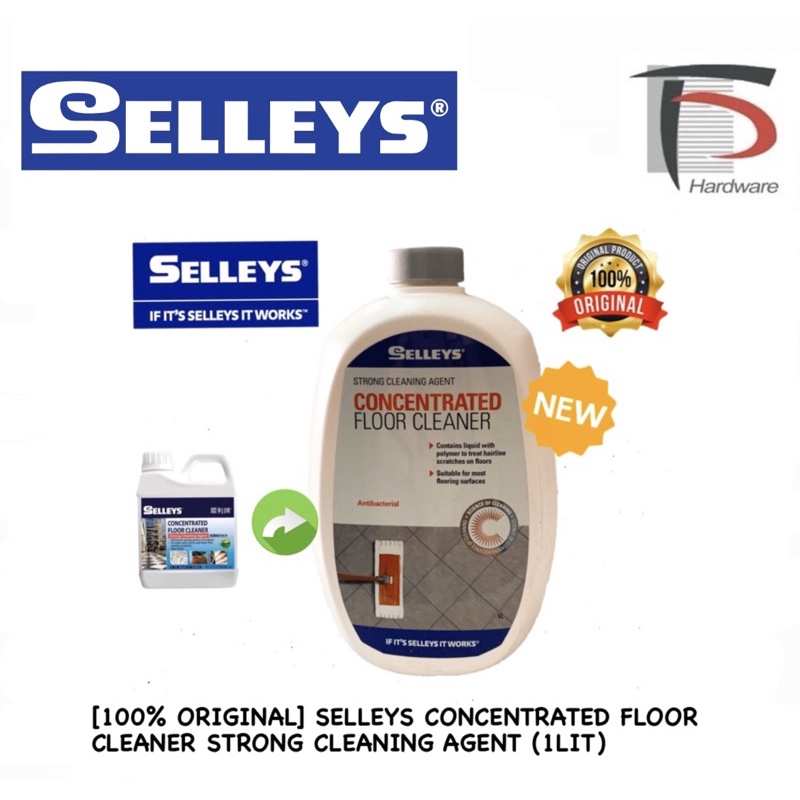 [100 ORIGINAL] SELLEYS CONCENTRATED FLOOR CLEANER STRONG CLEANING AGENT (1LIT) Shopee Malaysia