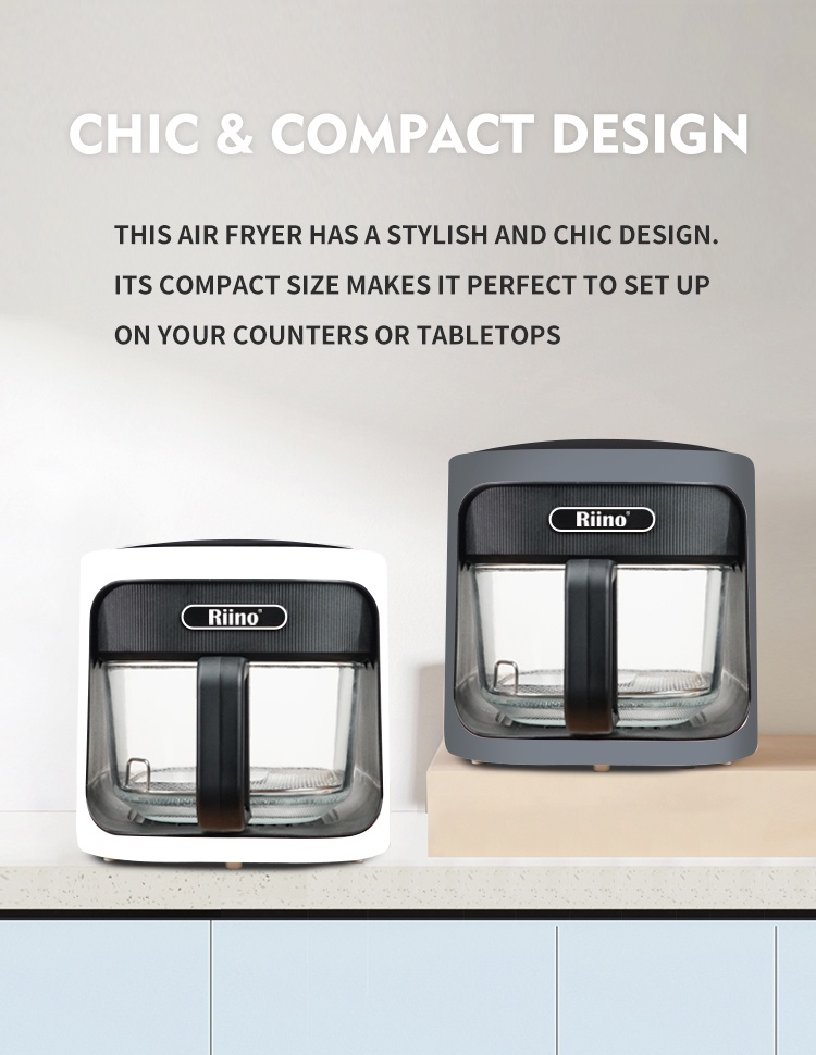 Riino Tough Glass AI Air Fryer Oven HD (5.0L) GMAF01 Shopee Malaysia