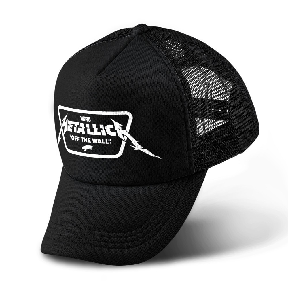 Metallica X Vans Trucker Cap Snapback Adjustable | Shopee