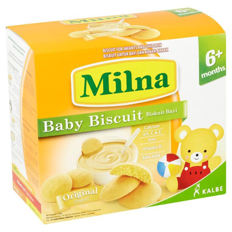 Milna Baby Biscuit Rusk Banana 130g