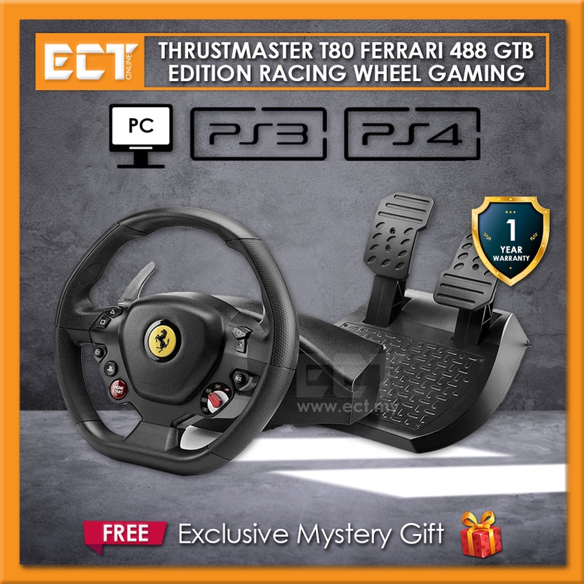 公式の店舗 Thrustmaster T80 RS PS4 PS3 Officially Licensed Racing Wheel fucoa.cl