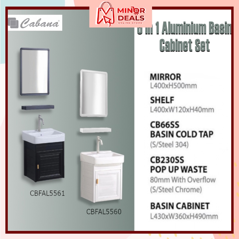 [FREE SHIPPING READY STOCK] Cabana Bathroom Aluminium Water Proof Basin ...