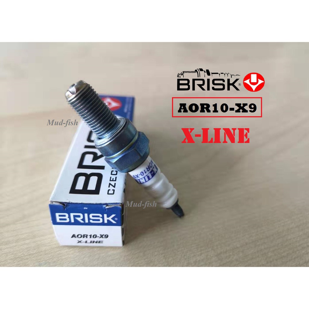 BRISK AOR10X9 XLINE SPARK PLUG CR9EIX For Y15ZR, FZ150, R25, NINJA250