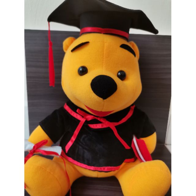 winnie the pooh graduation bear