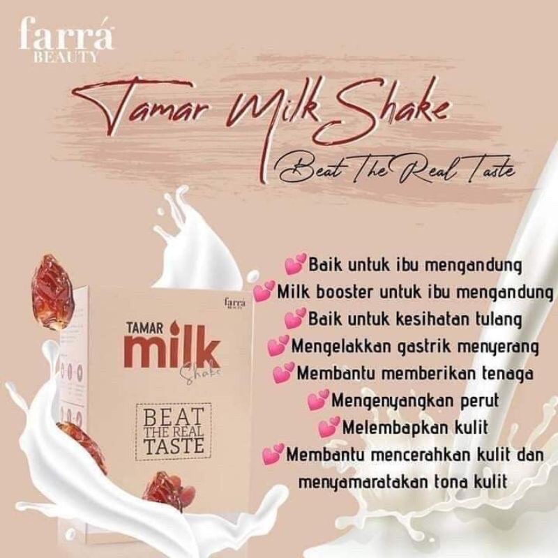 Buy Tamar Milk Shake By Farra Beauty Seetracker Malaysia