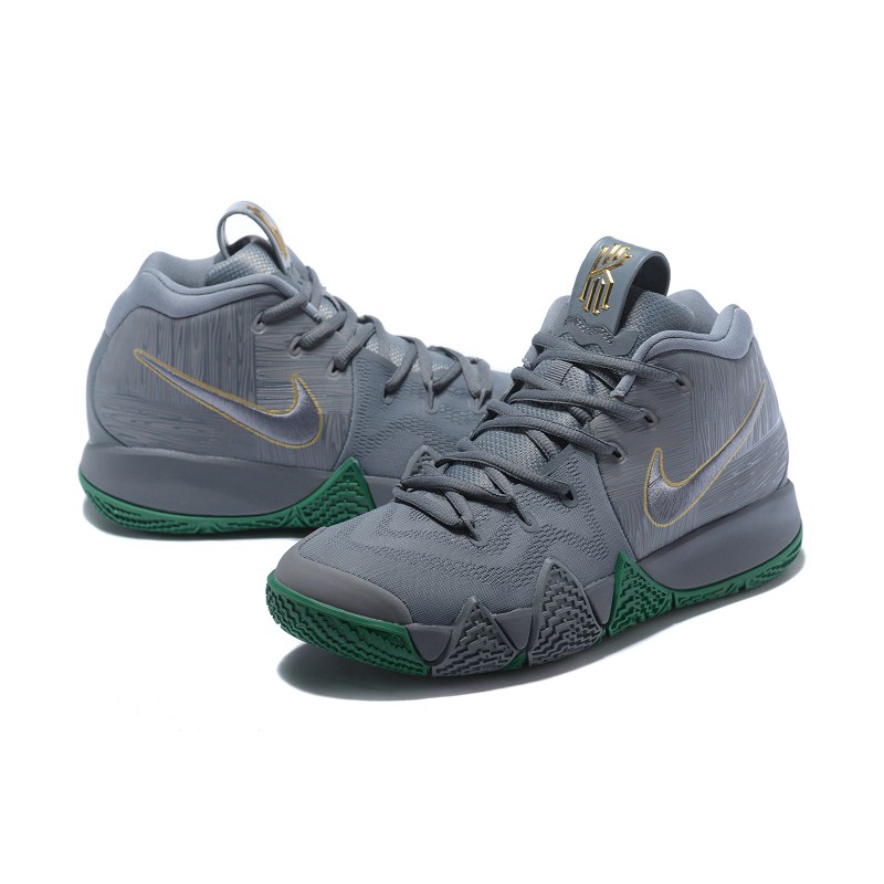 kyrie irving shoes grey and green