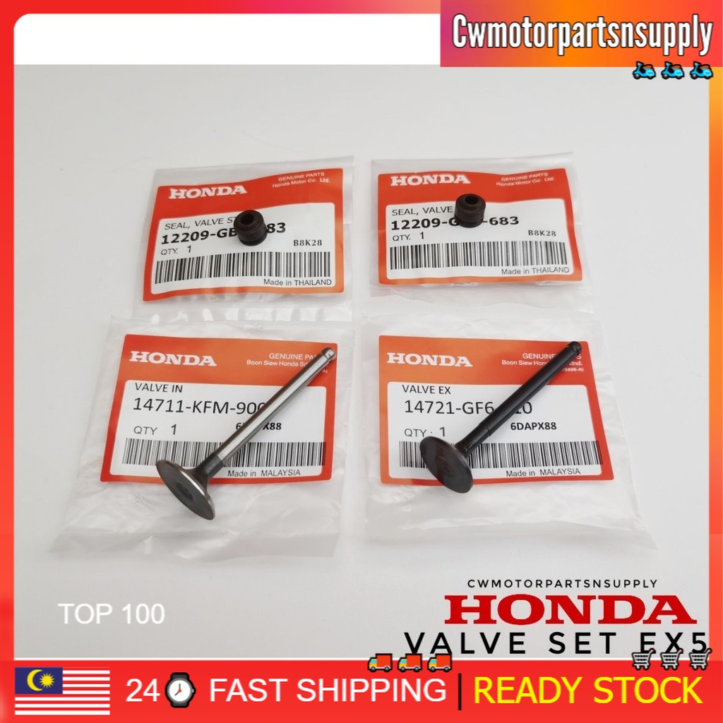 VALVE SET EX5 VALVE EX5 VALVE SEAL EX5 SEAL VALVE EX5 VALVE HEAD EX5