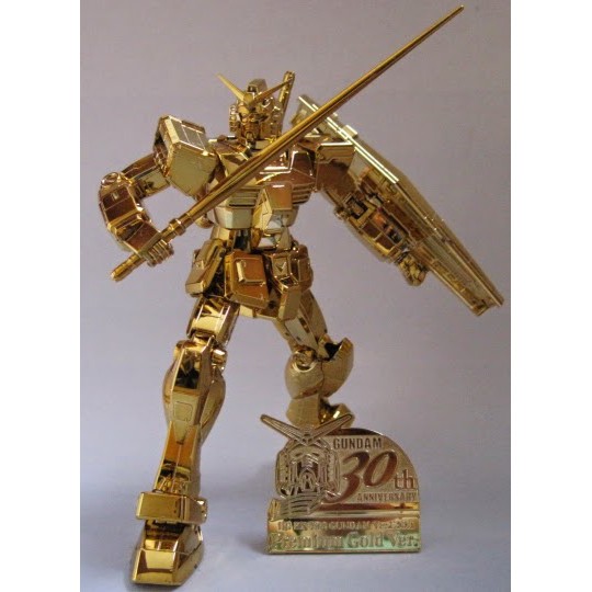 Bandai Hg 1 144 Rx 78 2 Gundam Ver G30th Premium Gold Version Limited Model Kit Shopee Malaysia