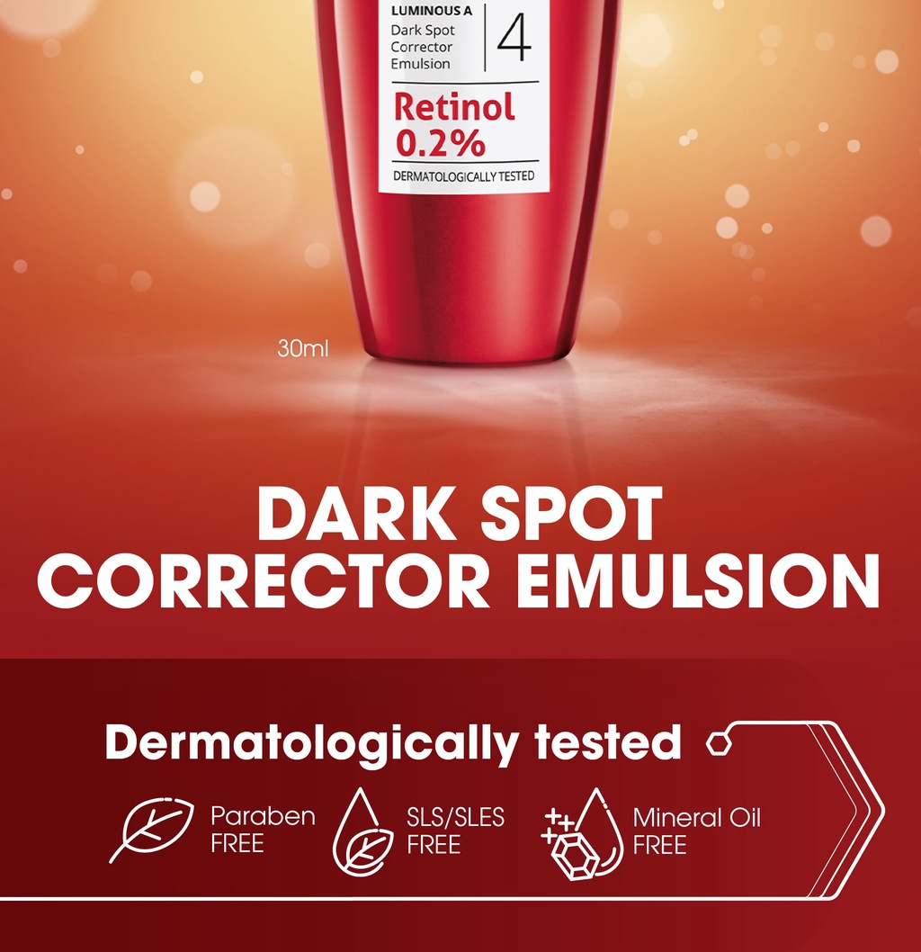 COSMODERM Luminous A Dark Spot Corrector Emulsion 30ml (Retinol