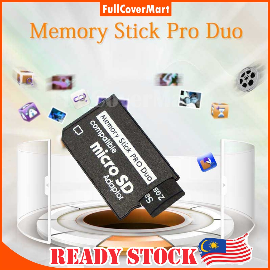 (ACC24) Micro SD SDHC TF to Memory Stick MS Pro Duo Compatible For PSP Adapter Card Adapter for PSP 1000 2000 3000