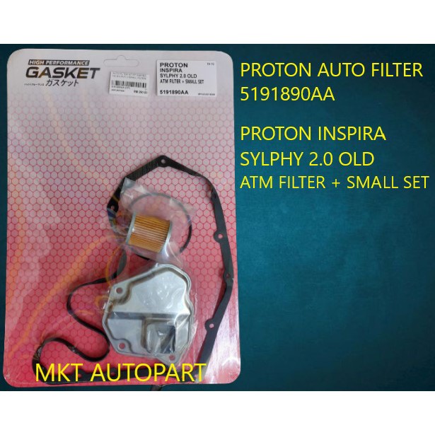 PROTON OEM AUTO FILTER FOR INSPIRA SYLPHY 2.0 OLD ATM FILTER + SMALL