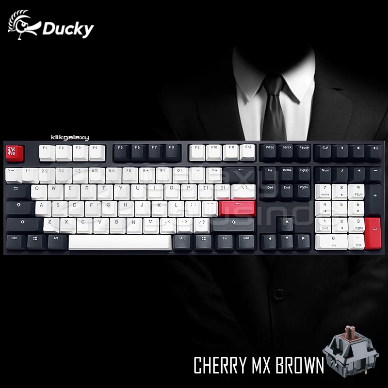 Ducky One 2 Tuxedo Full Mechanical Keyboard - Cherry Mx ...