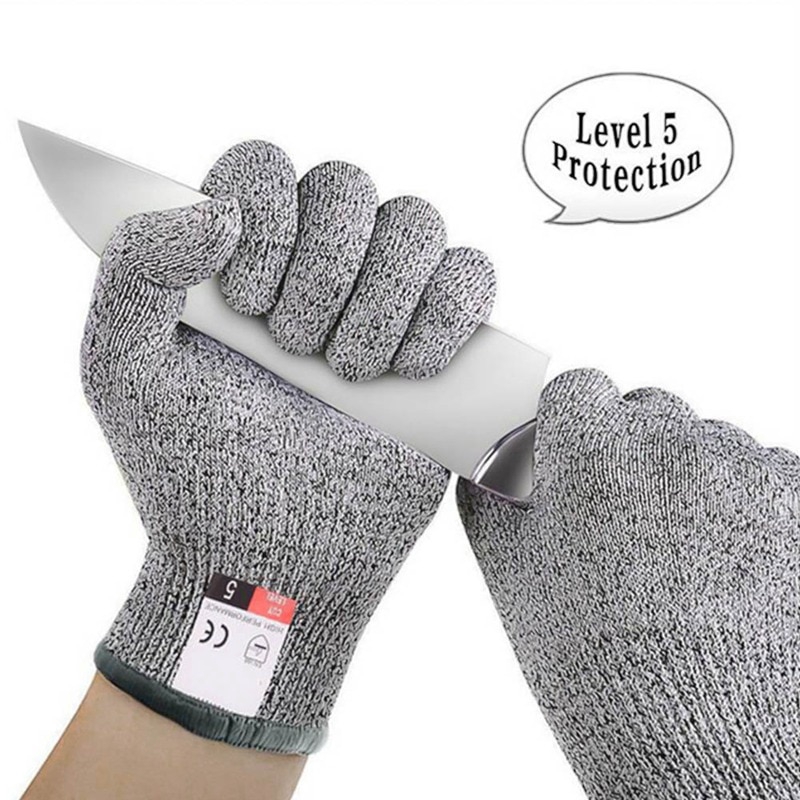 Safety Cut Proof Stab Resistant Butcher Gloves Wire Work L2C1 P1E7 