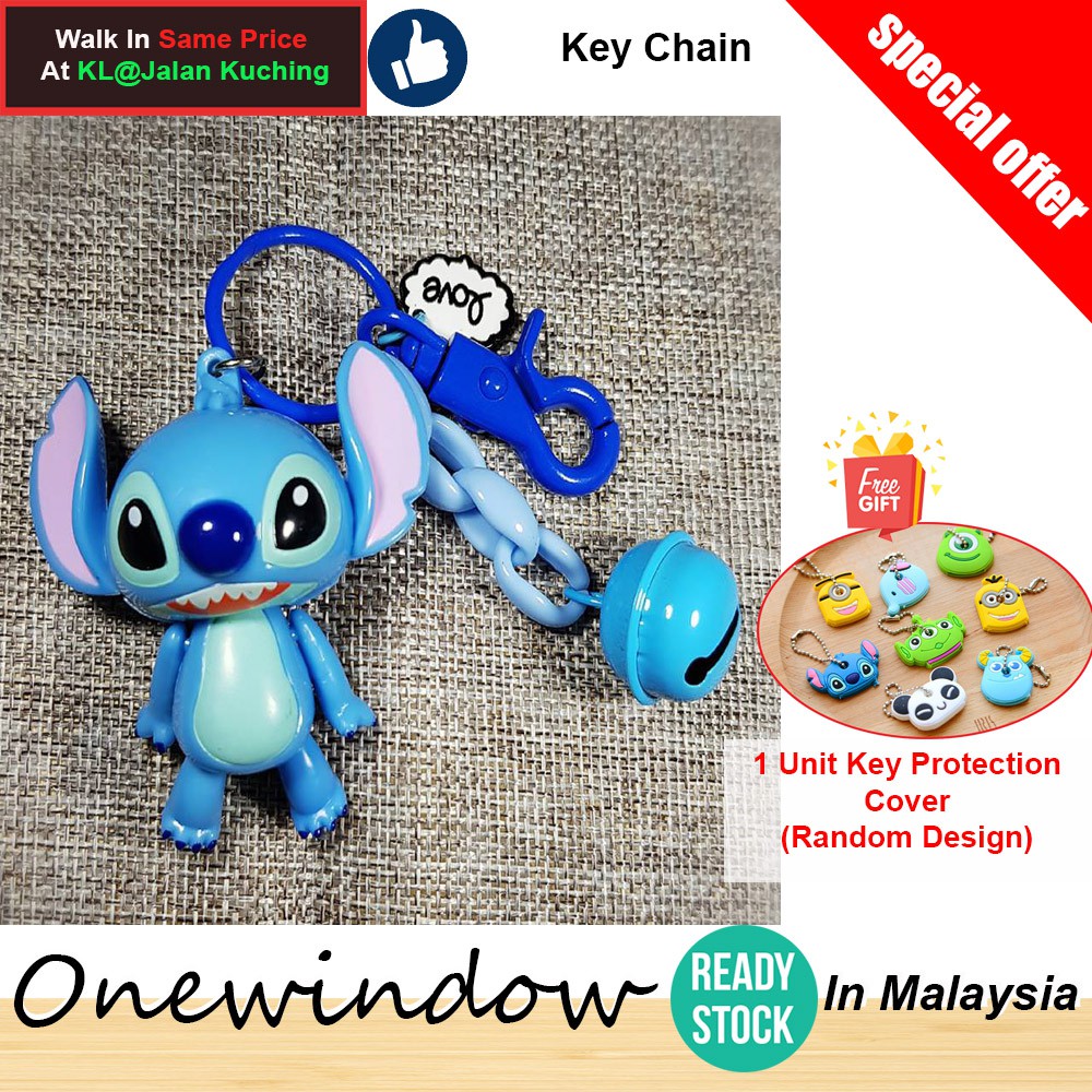 [ READY STOCK ]In Malaysia I'm Stuck on you Cartoon's Keychain