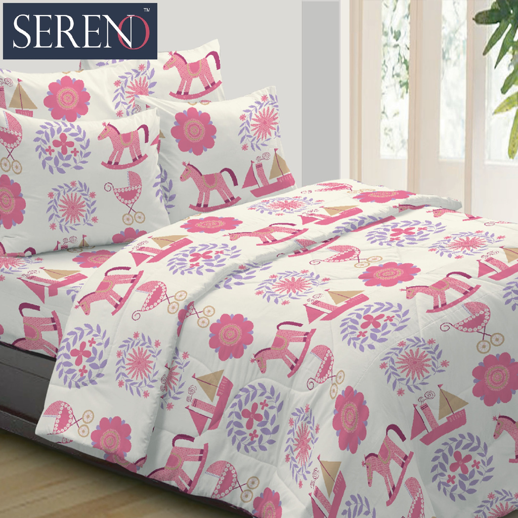 [BEDSHEET PROMOTION] Sereno FUN RIDES Illusion Collection Fitted Sheet