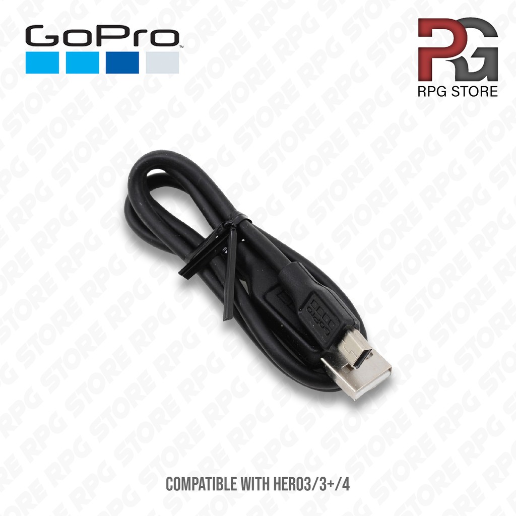 Original Gopro Hero 4 3 3 Mini Usb 2 0 Charging Cable Shopee Malaysia