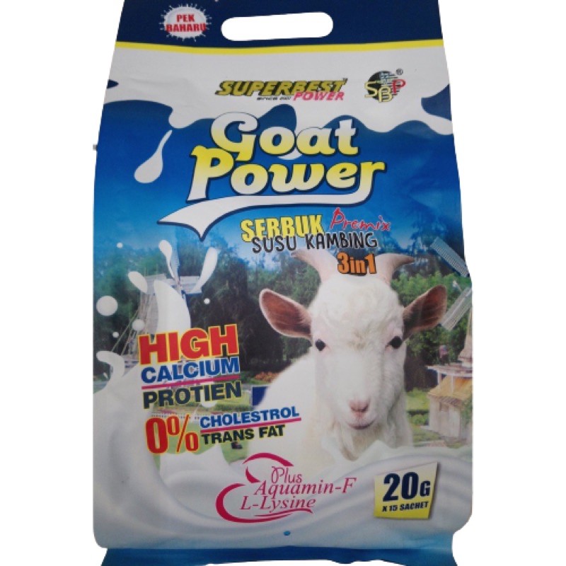 Superbest Goat Power Serbuk Susu Kambing 3in1 20sachet Shopee Malaysia